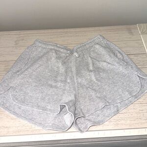 Light Gray Drawstring Waffle John Galt Shorts